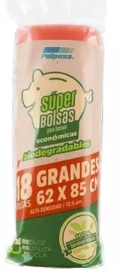 BOLSA ROLLO NARANJA 62 X85 18PZ AD CAL50