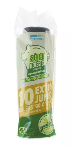 [BOL036] BOLSA ROLLO 90x120 10 PZ AD CAL 55 NEGRA