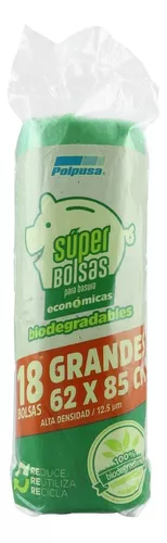 [BOL042] BOLSA ROLLO 62x85 18 PZ AD CAL 50 VERDE