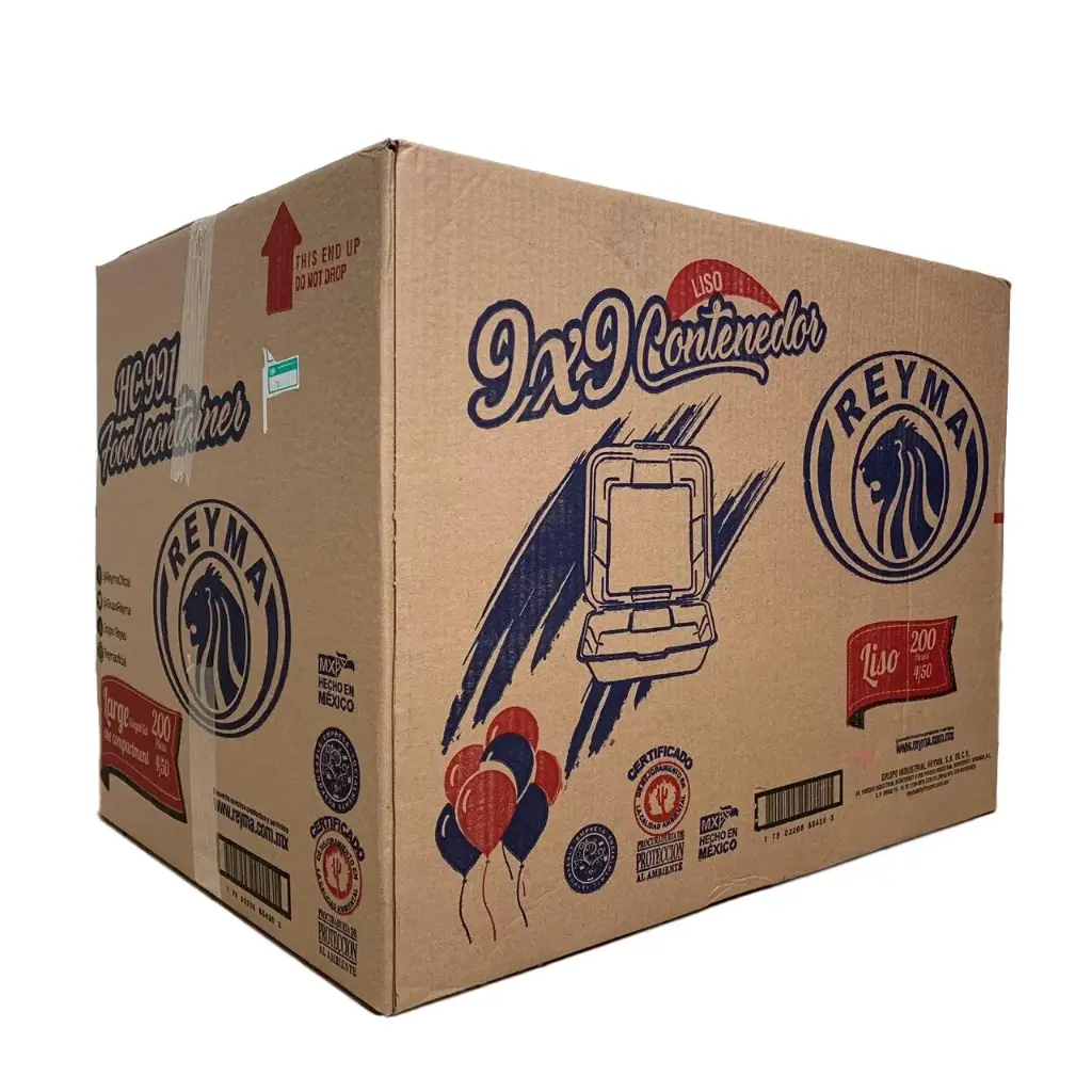 CONTENEDOR 9X9 DIVISION CAJA 200 PZAS