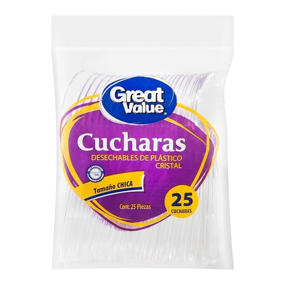 CUCHARA CHICA PAQ C/25 PZS