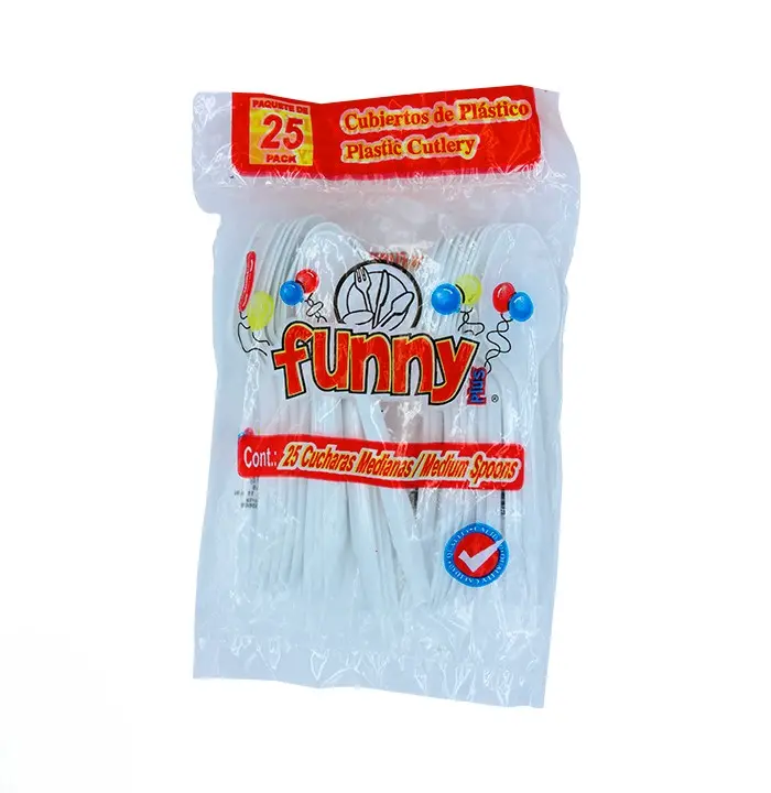 CUCHARA MEDIANA C/25 PZAS