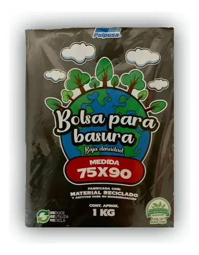 [BOL100] BOLSA POLPUSA 75x90 CAL 260 NEGRA P/Kg