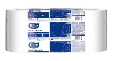 TOALLA ROLLO ELITE BCA 3/180M