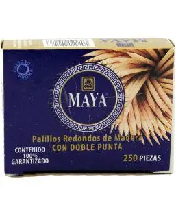 PALILLO MAYA 4 CAJILLAS CON 12PAQ/250PZ
