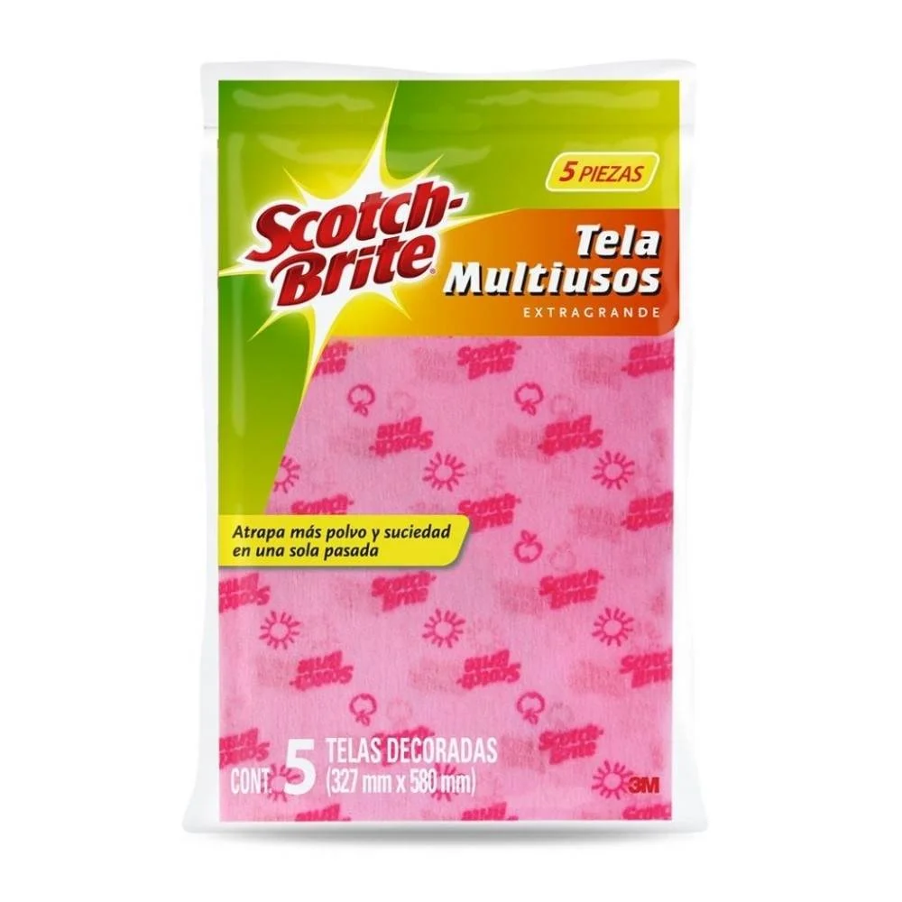 TELA MULTIUSOS SCOTCH BRITE C/5PZ