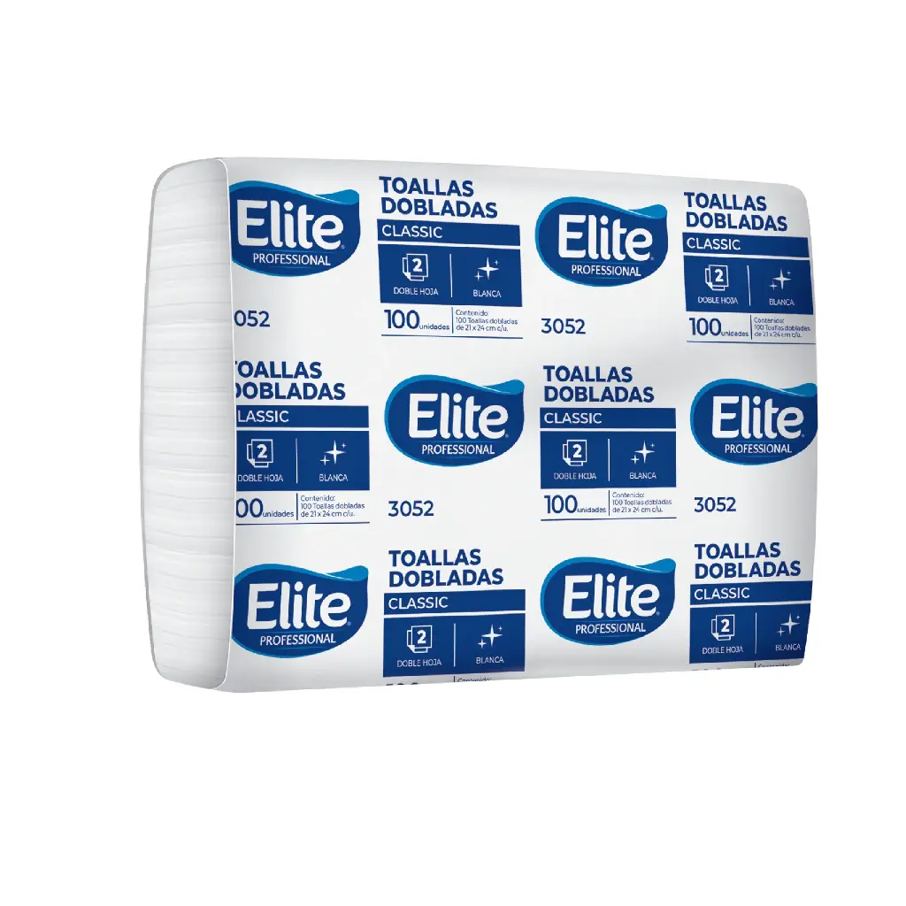 TOALLA INTERDOBLADA ELITE CLASSIC 1/100HD PZS