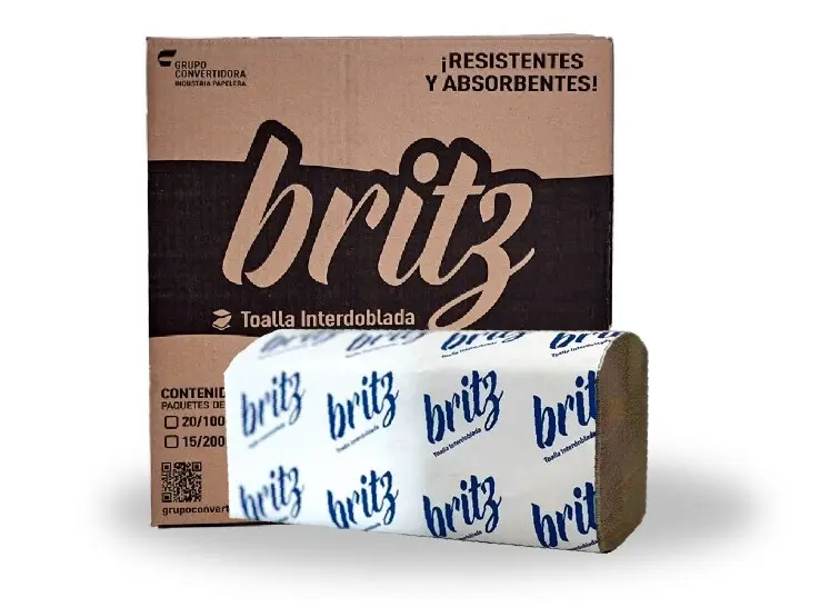 TOALLA INTERDOB. BRITZ SEMIKRAFT 20/100