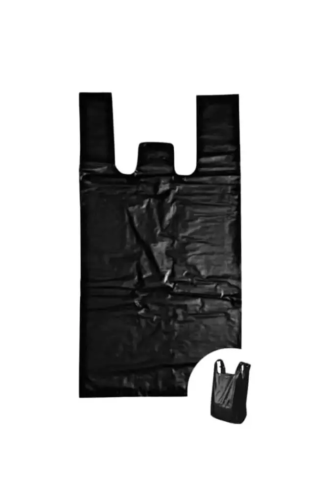 [BOL079-N] BOLSA CAMISETA #3 NEGRA