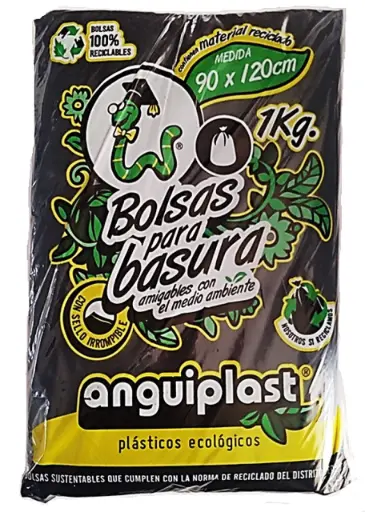 [BOL114] BOLSA NEGRA 90 X 120 CAL 300 ANGUIPLAST