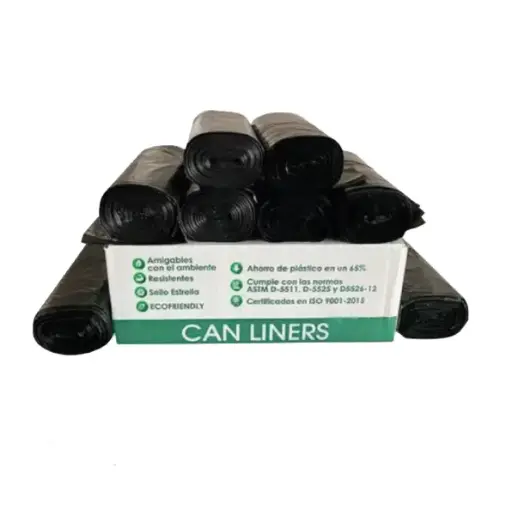 [BOL018] BOLSA ROLLO 24"x24" (61x61CM) 20/50 1000PZ NEGRA 