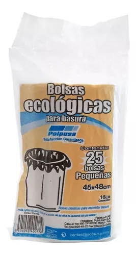 [BOL022] BOLSA ROLLO BLANCA 45 X 48 25PZ AD CAL45