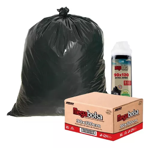 [BOL083] BULTO BOLSA NEGRA 90 X 120 BIO 100 PZS