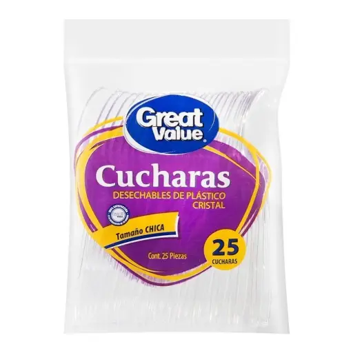 [DES029] CUCHARA CHICA PAQ C/25 PZS