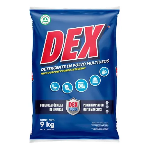 [DET023] DETERGENTE EN POLVO MULTIUSOS DEX 9KG